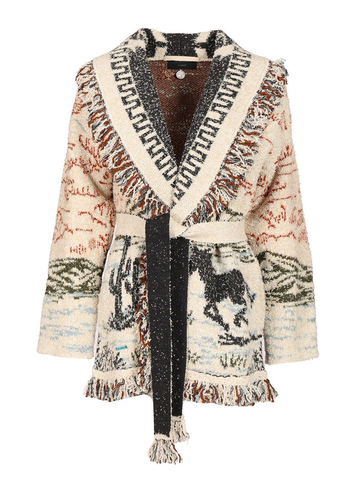 Alanui Sunset Riders Knitwear - Beige | 3fd36585cdaf6869b3871780158cafae4953fcc2