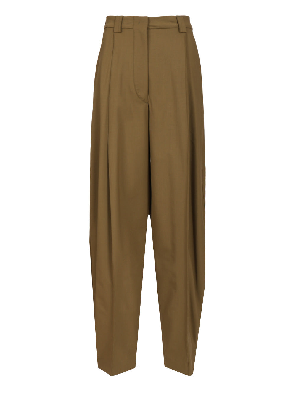Thelatest Wide Trousers - Green | 2eef3a7bafa4ad4f9bff23cccf0f3d4fffb2b327