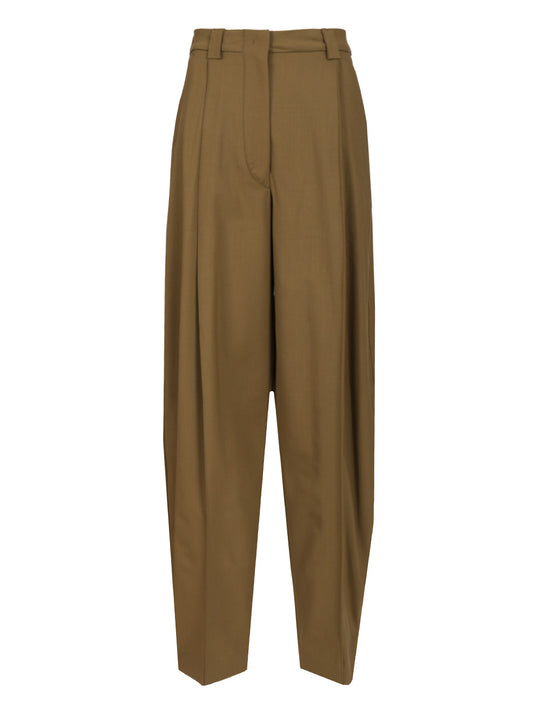 Wide Trousers Green