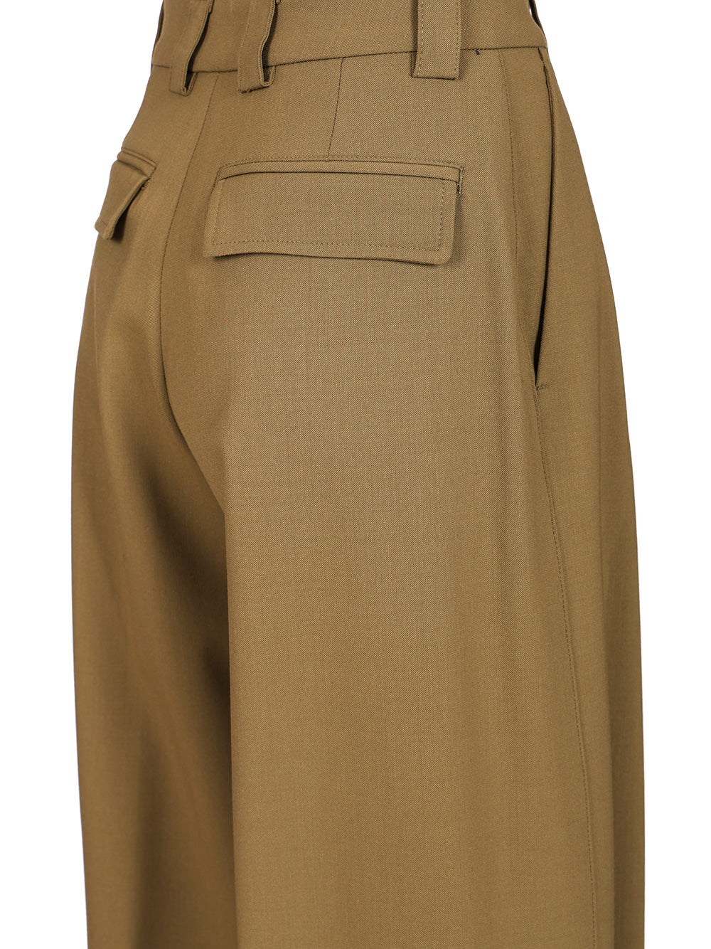 Thelatest Wide Trousers - Green | b790ef1c20ad270bfd7f1abb626204ec7ebd8860