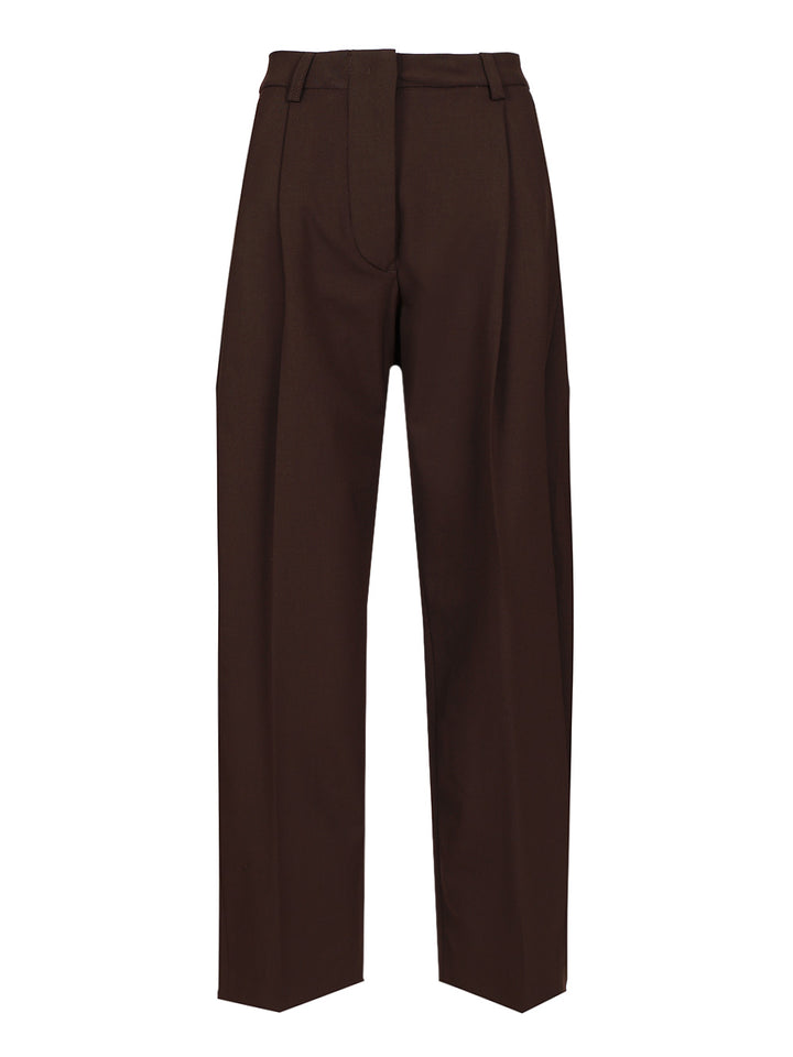 Thelatest Billie Trousers - Brown | d9c58df75e93503047c4d358b01a3bab27240be2
