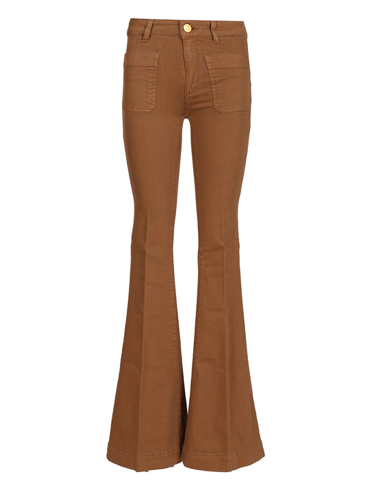 Delphine Trousers Jeans Brown