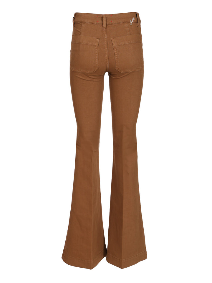 Seafarer Delphine Trousers Jeans - Brown | b6f1874f28fada3a7273a7eb86bb2cd5b39cfd80
