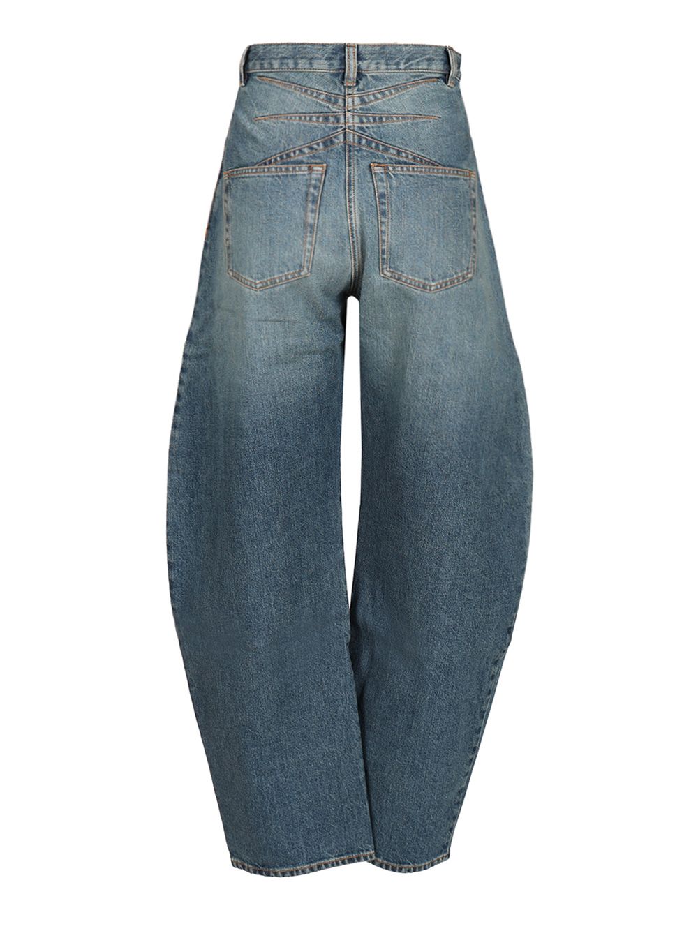 AlaÏA Rounded Jeans - Blue | 8cb2771a65d9672ec7e2c3031c0cd180fe252b41