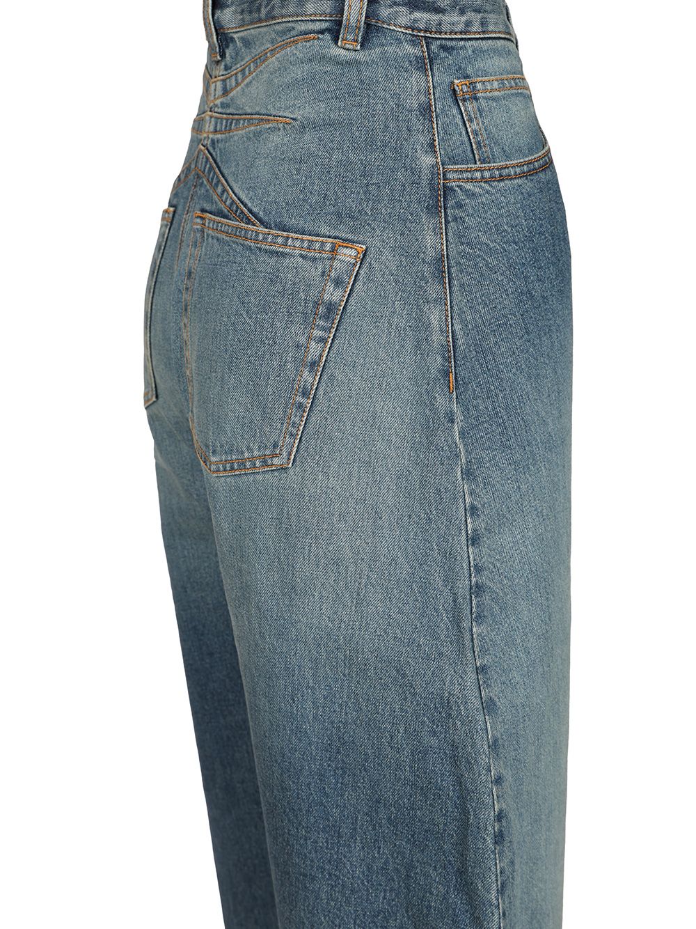 AlaÏA Rounded Jeans - Blue | 38415c10cd4172bd04f21d5116cd4a0fc05bfdf1
