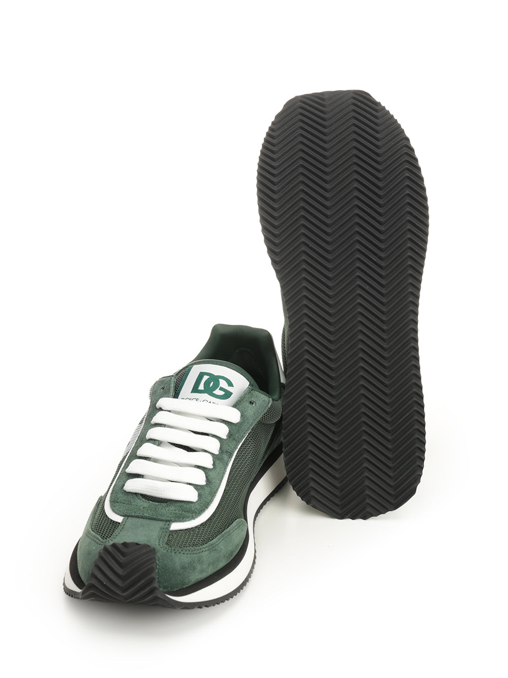 Dolce & Gabbana Dg Cushion Sneakers - Green | 584b0927283961e10c1ec8e3e785348d3677f008
