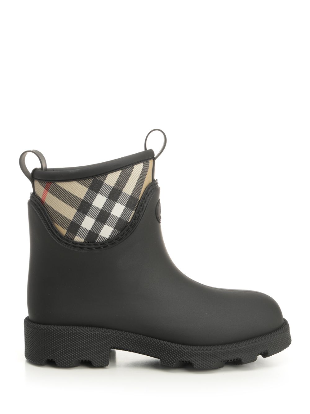 Burberry Marsh Stamp Rubber Ankle Boots - Black | c68cff609783eb8fdae2186536cbc2012ac3adfe