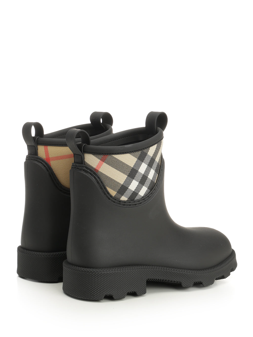 Burberry Marsh Stamp Rubber Ankle Boots - Black | d09a14a620467a61c0132cbd8f70ef0500b6d0c6