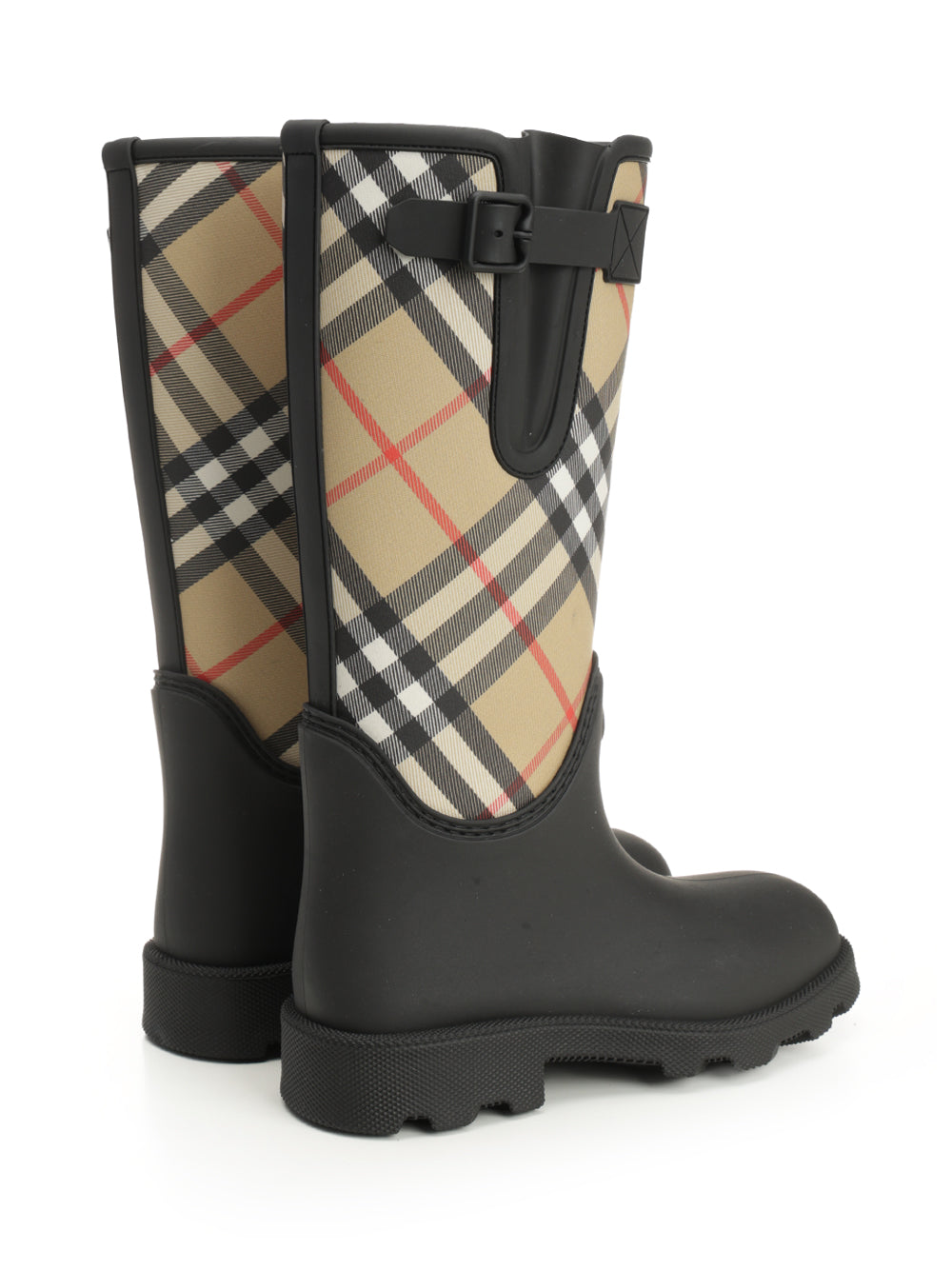 Burberry Marsh Stamp Boots - Black | b00b05428ed3a11f4936030cf6848ed79f16b80d