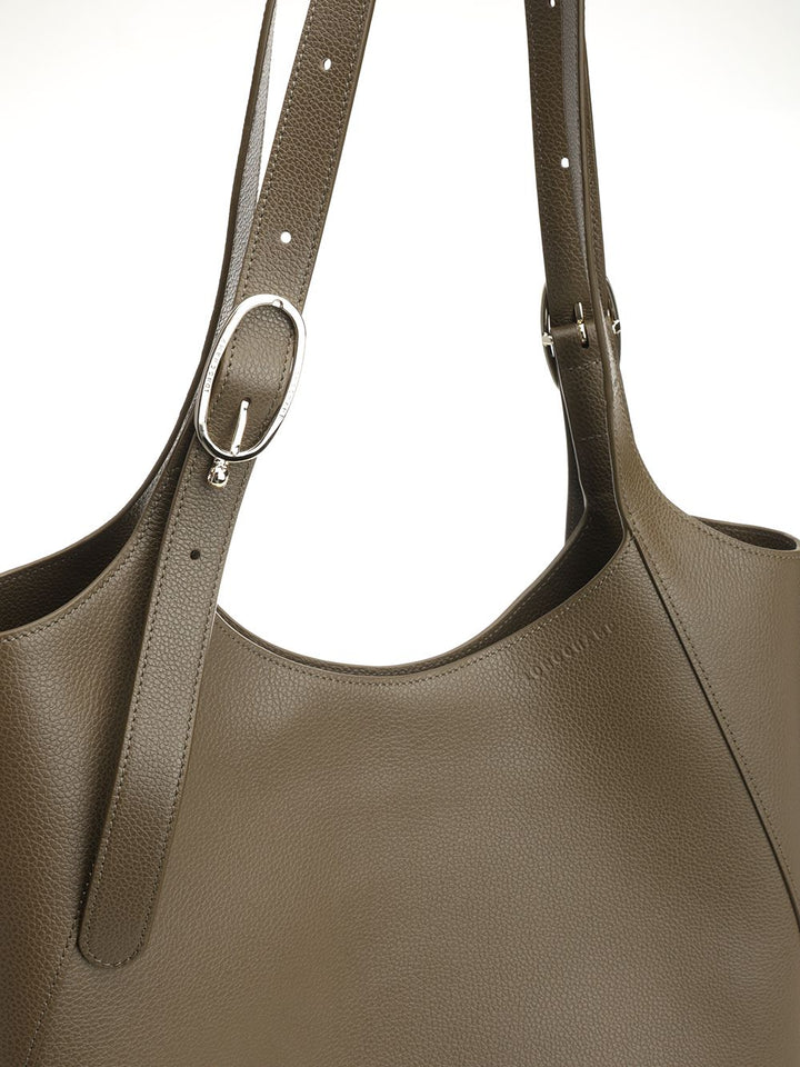 Longchamp Paris Le Foulonné Shoulder Bags - Green | 81fab412ed795a9224068d565b2d86de4057873a