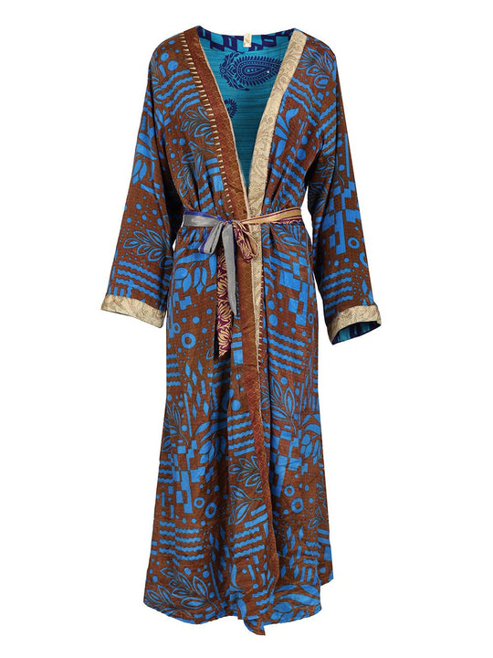 Silk Kimono Jackets Multicolor