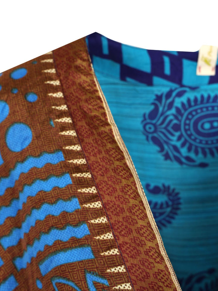 Picus Viridis Silk Kimono Jackets - Multicolor | bd9730ee3dda82e4727fbfa34adb14150e4890fd