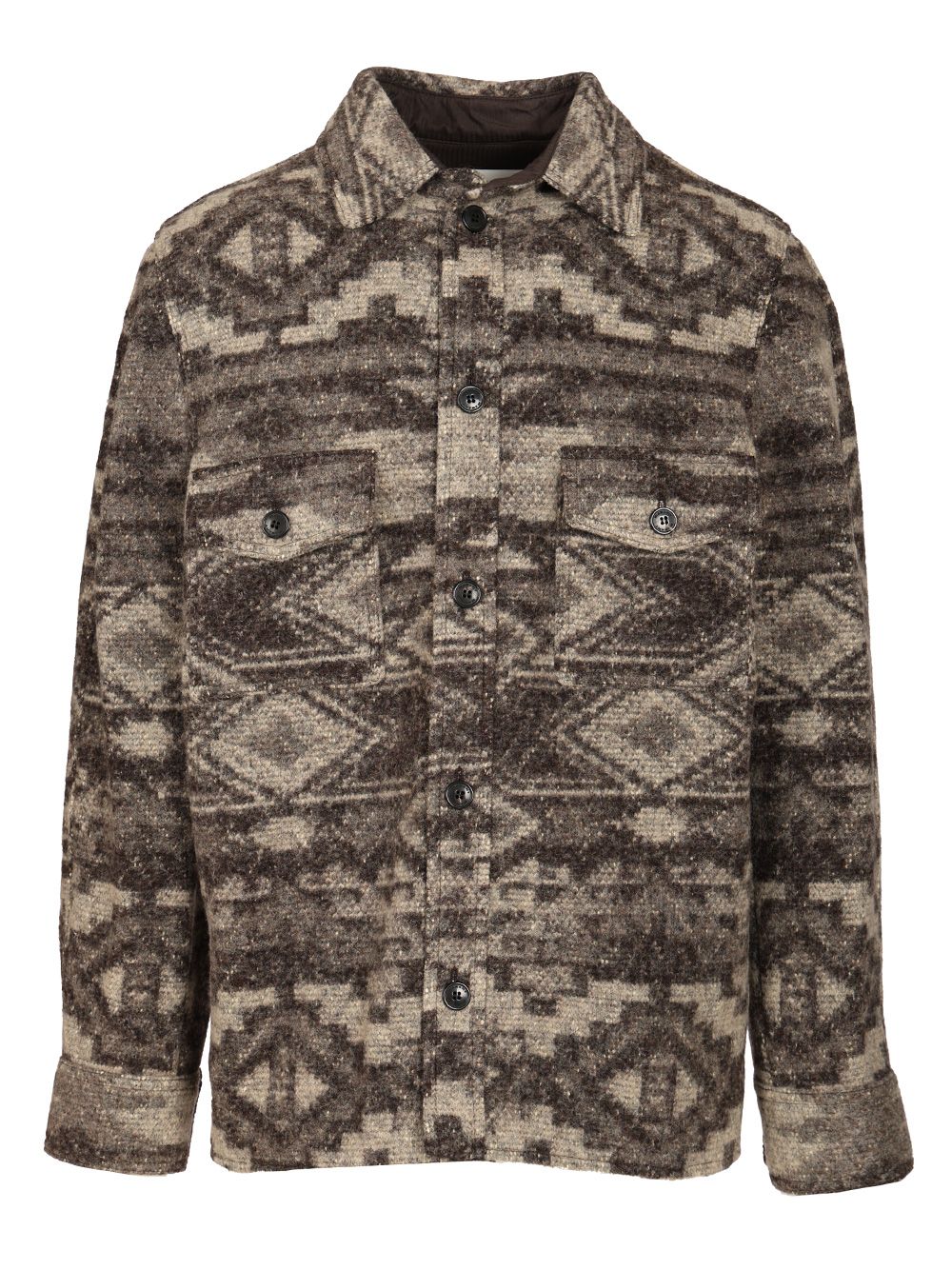 Marant Kervon Shirts - Brown | 69976342d289bb6f918d053b254b91b2c2a2b3b2