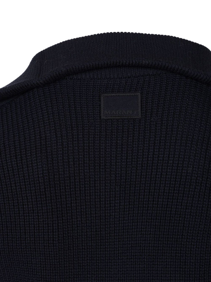 Marant Benny Zip-Up Turtleneck Sweater Polo shirt - Blue | a3c7eae0294a19e426ab775385f3182bf16e56ea