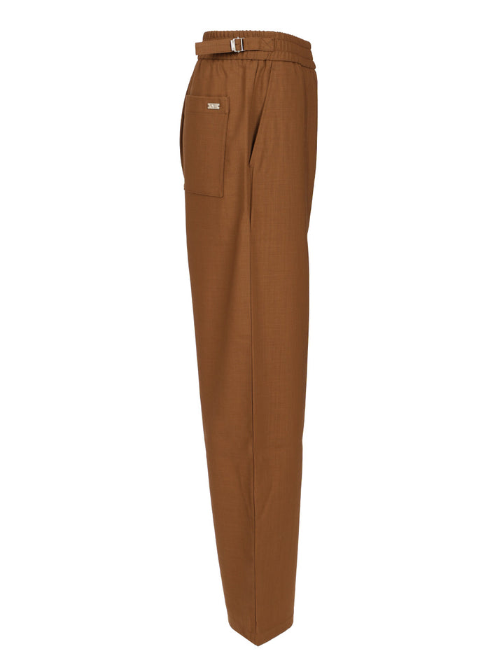 Ami Stretch Trousers - Brown | b6959d4950336396fd68d39f1c7da09a78fb1c72