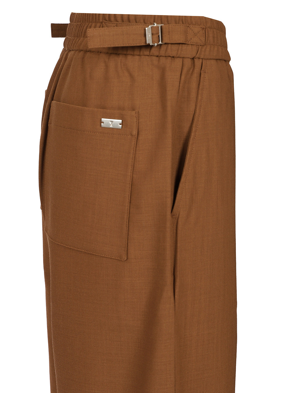 Ami Stretch Trousers - Brown | ff18d3cb4512748e439277c074b74ac48e7b29e2