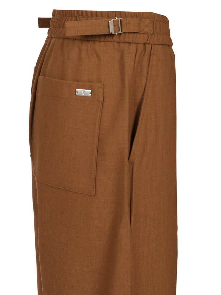 Ami Stretch Trousers - Brown | ff18d3cb4512748e439277c074b74ac48e7b29e2