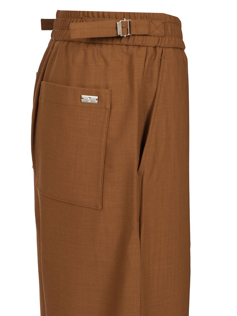 Ami Stretch Trousers - Brown | 8c2363cbce88715cfb69cc09ced3ec4f8b7ddc26