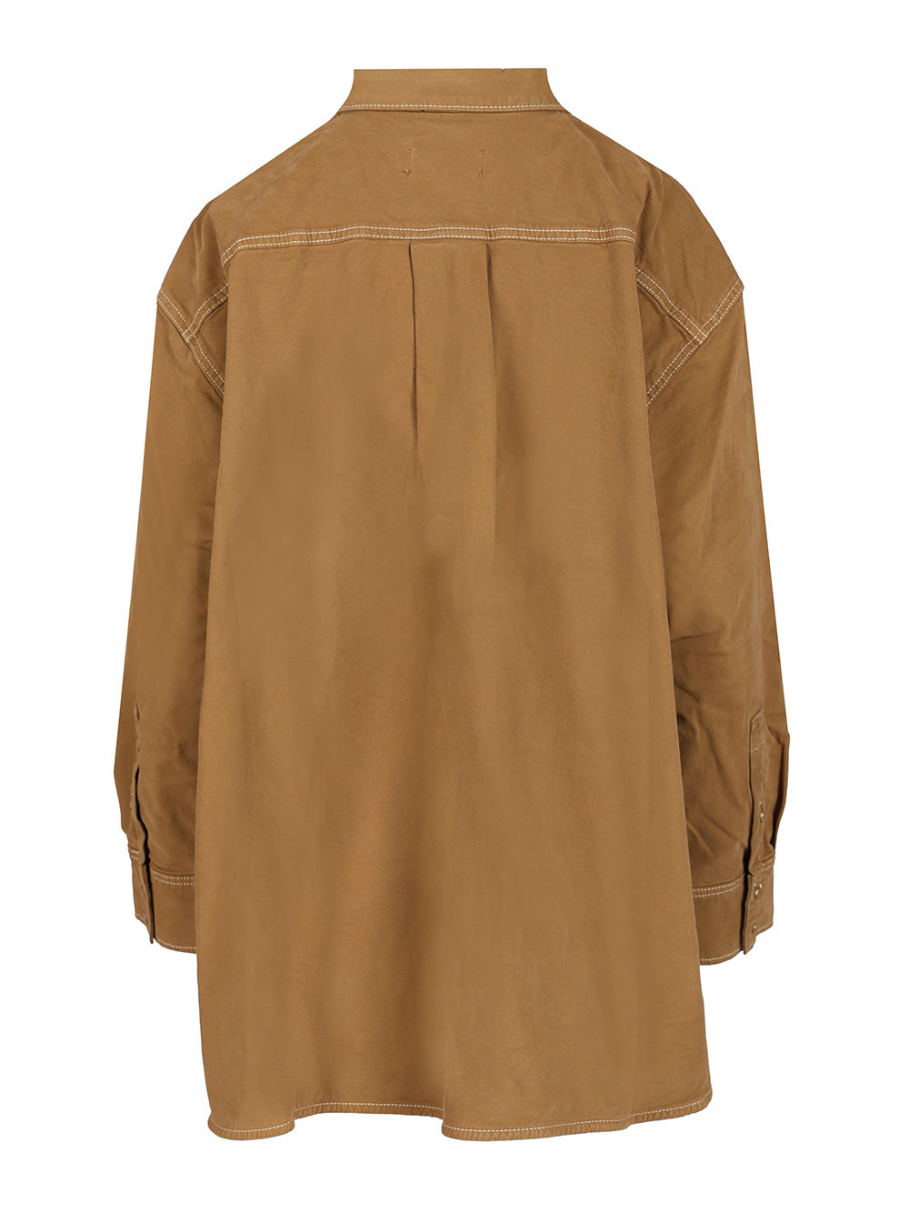 7 For All Mankind Nina Shirts - Brown | 88aa5cba2bdc904e5998f5d685d3514d25f25627