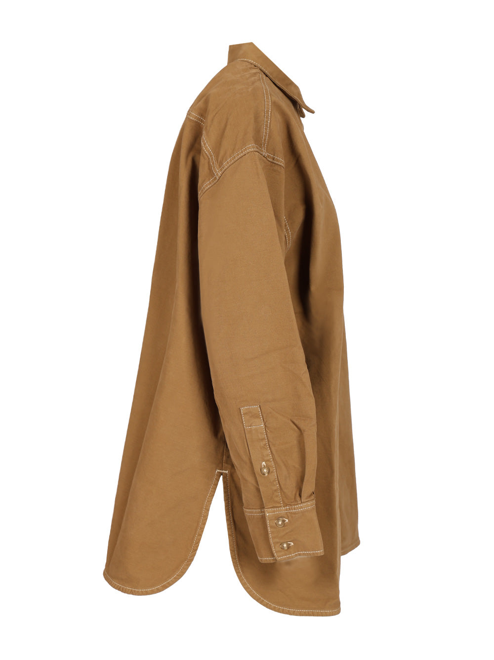 7 For All Mankind Nina Shirts - Brown | c5320ae48271728e28b64b5f81da50e2eb238859