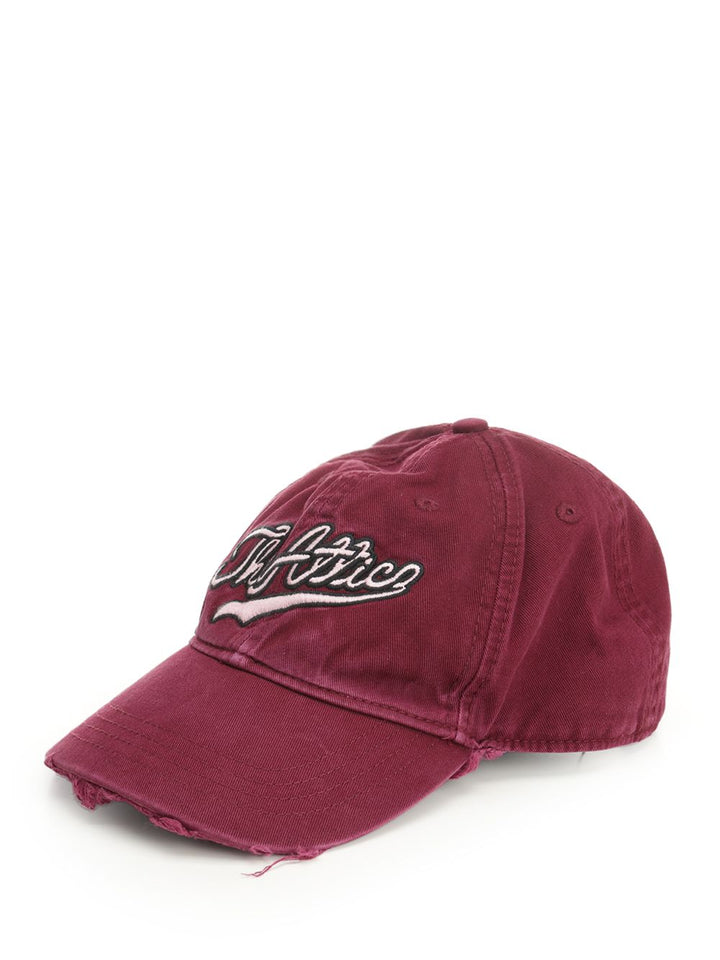 The Attico Baseball Cap Hats - Bordeaux | 257c10c7c16ed75f3335c5b6a1e2d5f84a690fbc