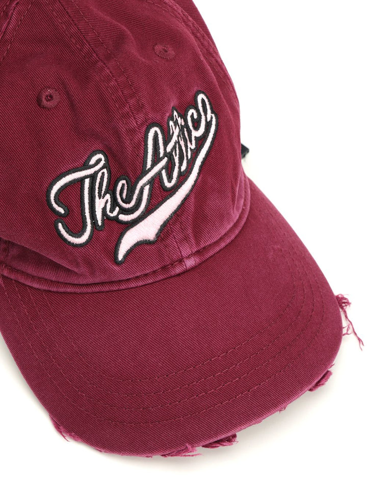 The Attico Baseball Cap Hats - Bordeaux | ff9b719facf788502478d541ff063c69fff41809