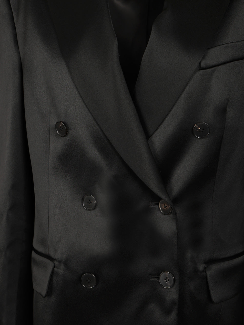 Filippa K Double-Breasted Blazer Jackets - Black | 19372c72331a6e8108f0f7f5e41e21bcb5e3822d