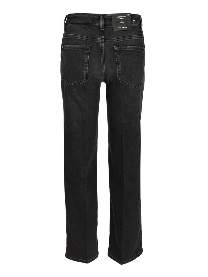 7 For All Mankind Calie Jeans - Black | e5186cdeded76032a9e23ea67ed8265903f5e411