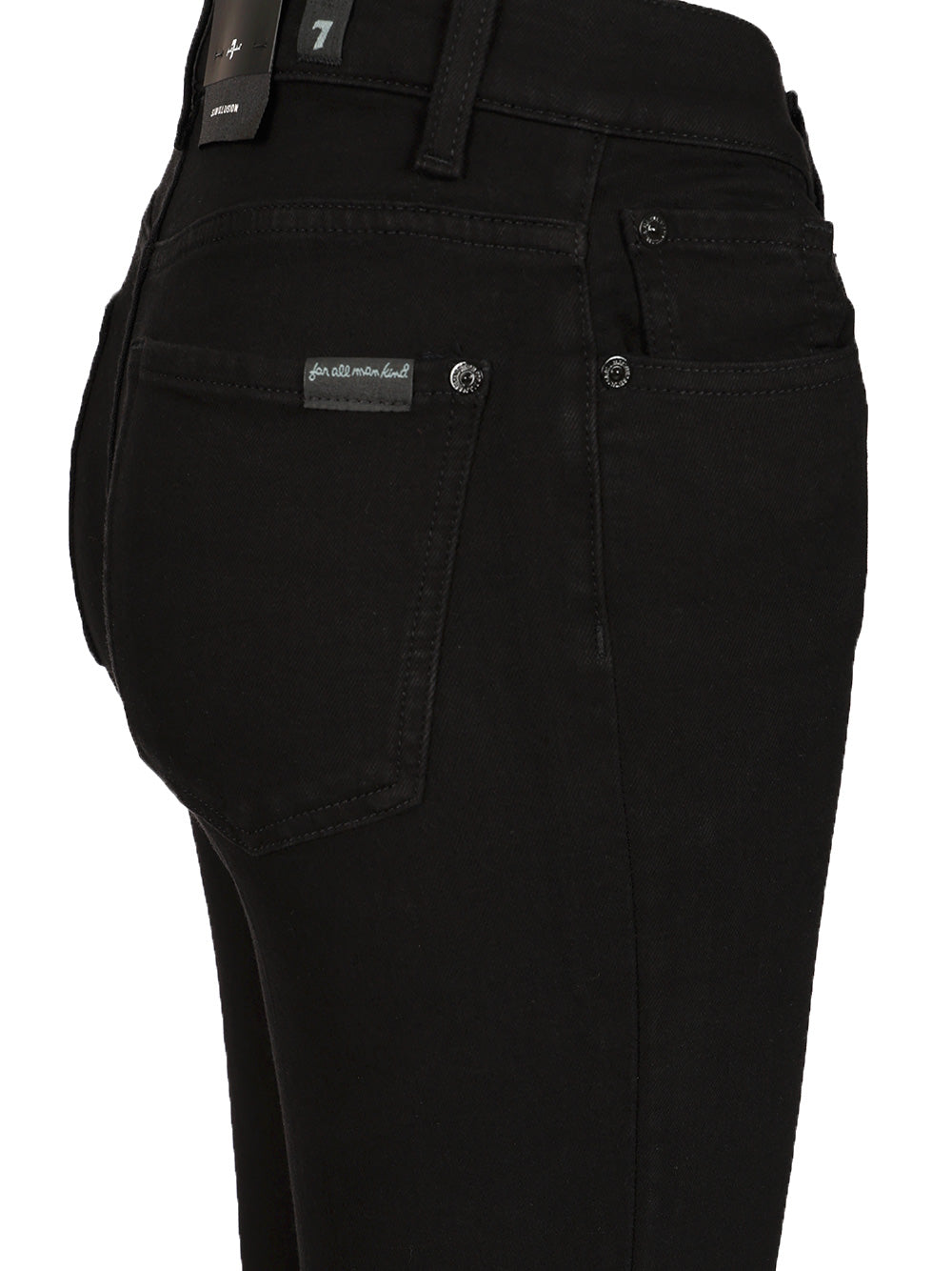 7 For All Mankind Bootcut Skinny Jeans - Black | 27e61ea7c0605f1184a9e23353109a58a0ace364