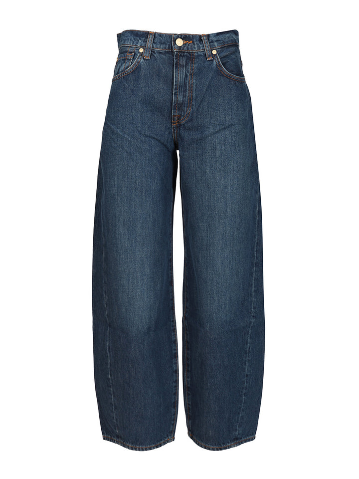 7 For All Mankind Bonnie Curvilinear Jeans - Blue | 9ccb89e0eeca9d1917ee2c38fa7ec08d83f12d4b