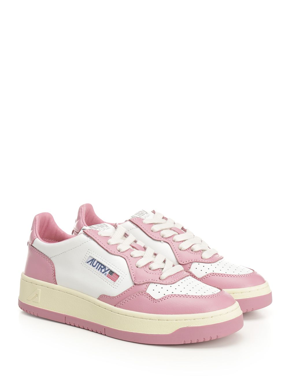 Autry  Medalist Low Sneakers - Rose | 370f21878cf01c5e71efe80f857bf3100065124f