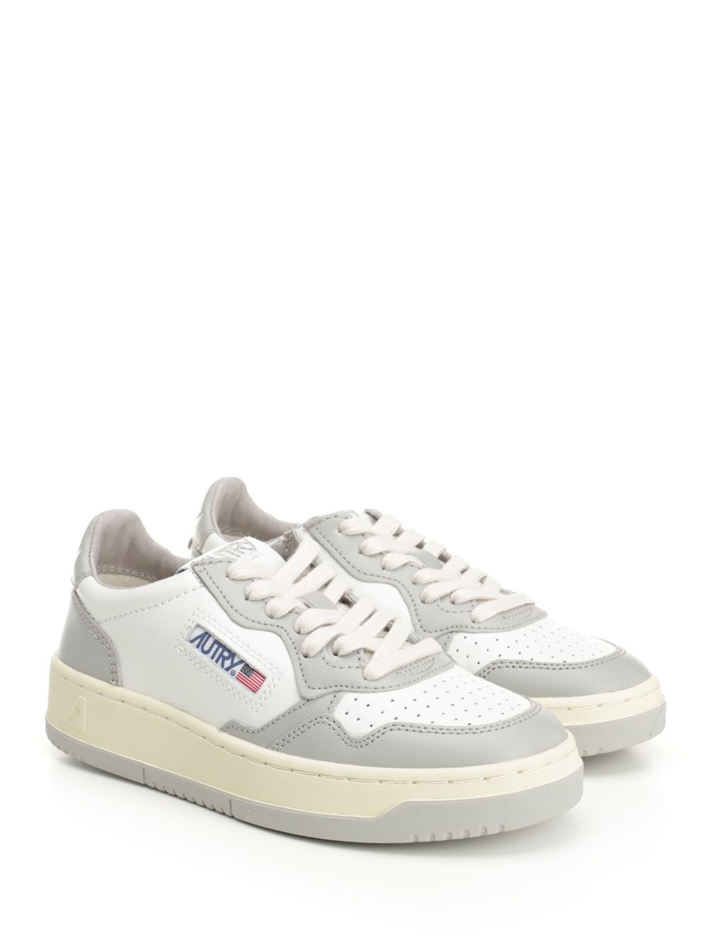 Autry  Medalist Low Sneakers - Grey | 8fb60e27ff762946695fd28ea51f0a5b899fbd65