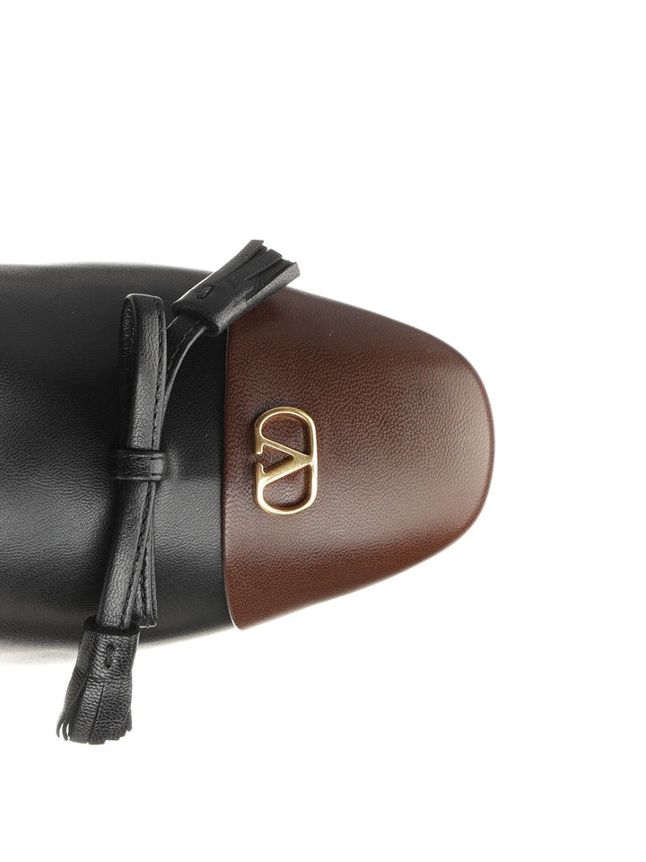 Valentino Garavani Valet Du Roi Ankle Boot Boots - Black | b44112cca3777775f93ad9a2a7cfc99f372fae90