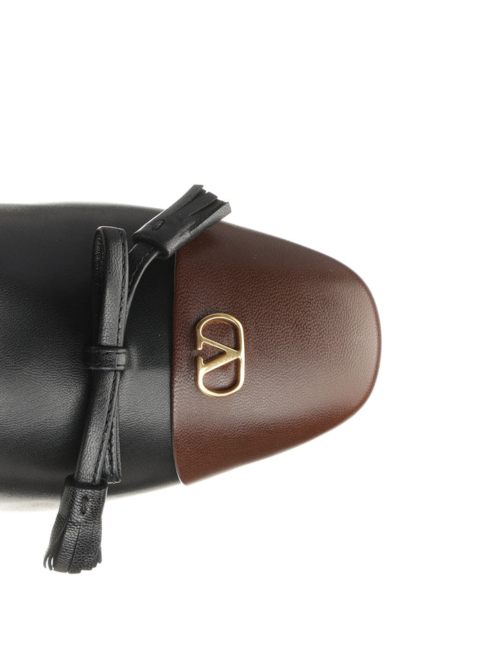 Valentino Garavani Valet Du Roi Ankle Boot Boots - Black | 20f073dde70948f8e0506a49afd501665f21f867