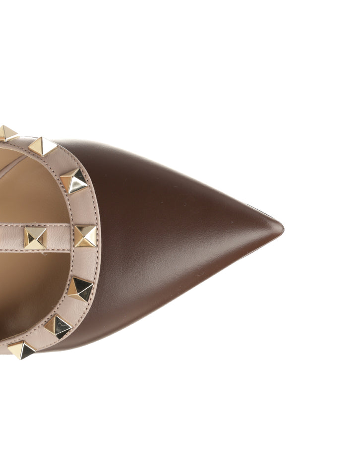 Valentino Garavani Rockstud Pumps - Brown | 90f113fc6c22c79cb3ba440986d9946800207dec