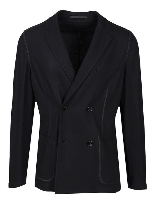 Blazer In Cashmere Jackets Blue