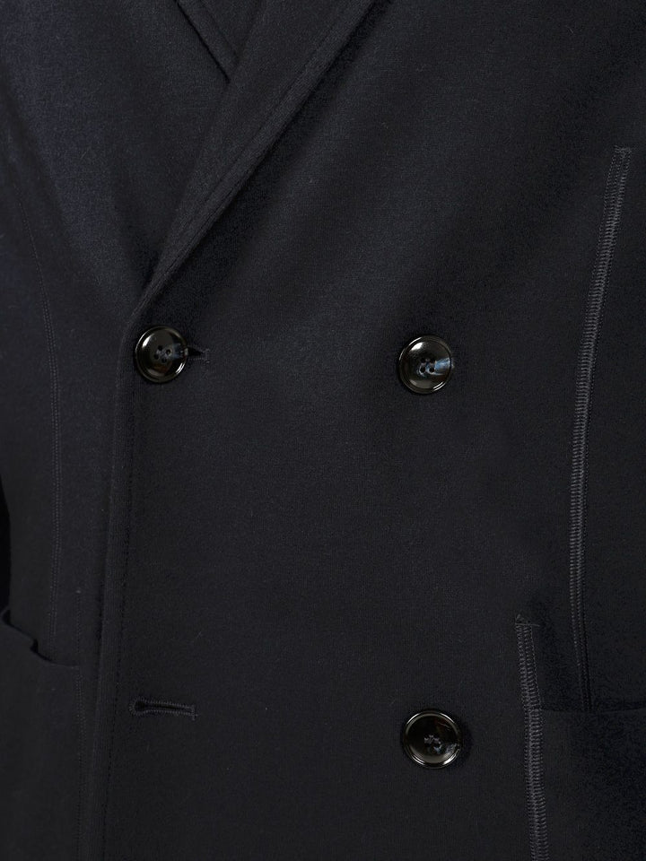 Giorgio Armani Blazer In Cashmere Knitwear - Blue | 994b8e636e679fff8dcc0c0aebb3d0f05fd7e30a