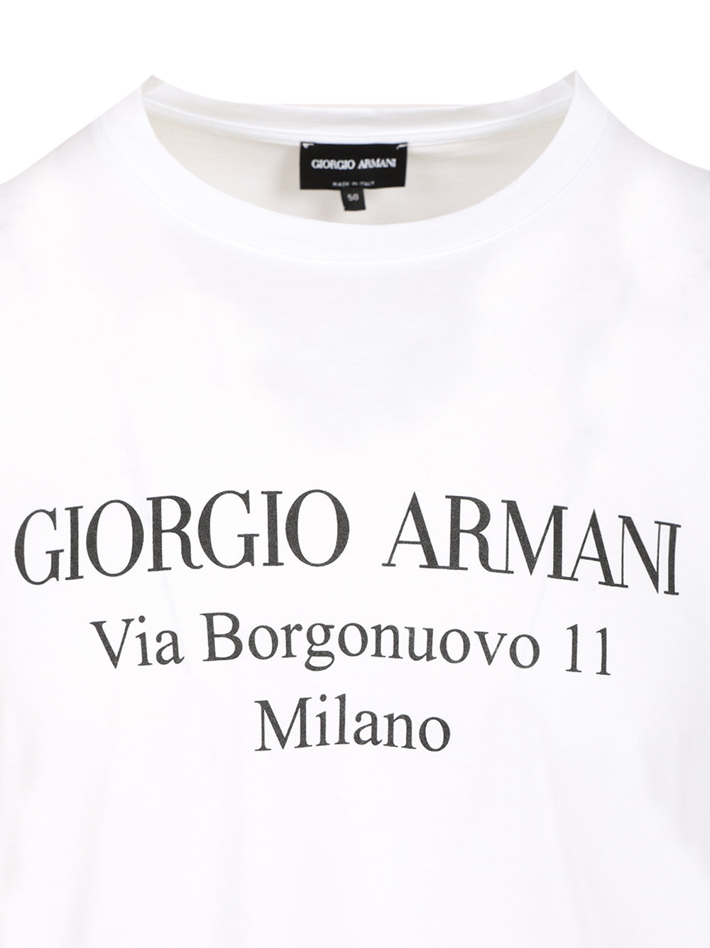 Giorgio Armani Cotton T-Shirt - White | c4c48f8d8afb05fa1a4318b83bcfad88cf0c3cd7