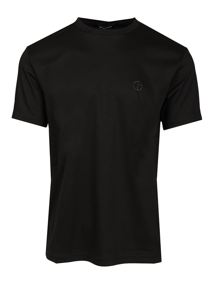 Giorgio Armani Cotton T-Shirt - Black | 198df961f804e2a30d91118790a94876c5a8013e