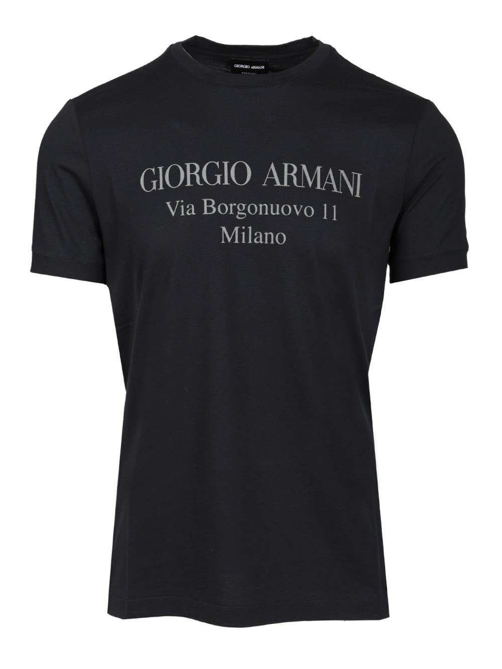 Giorgio Armani Cotton T-Shirt - Blue | 350113c4fb29ced24b4b34091cf7f774c50e32d2