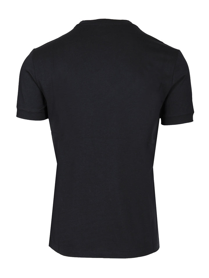 Giorgio Armani Cotton T-Shirt - Blue | 45432f85c37626ca528d6c7c111d8bf4241acc37