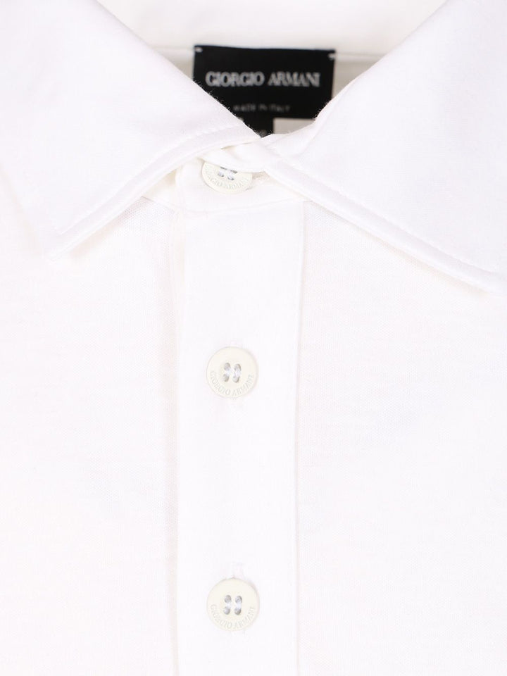Giorgio Armani Cotton Polo shirt - White | c0a9dcd3537e2fb86982b3356b111a60765c4a96