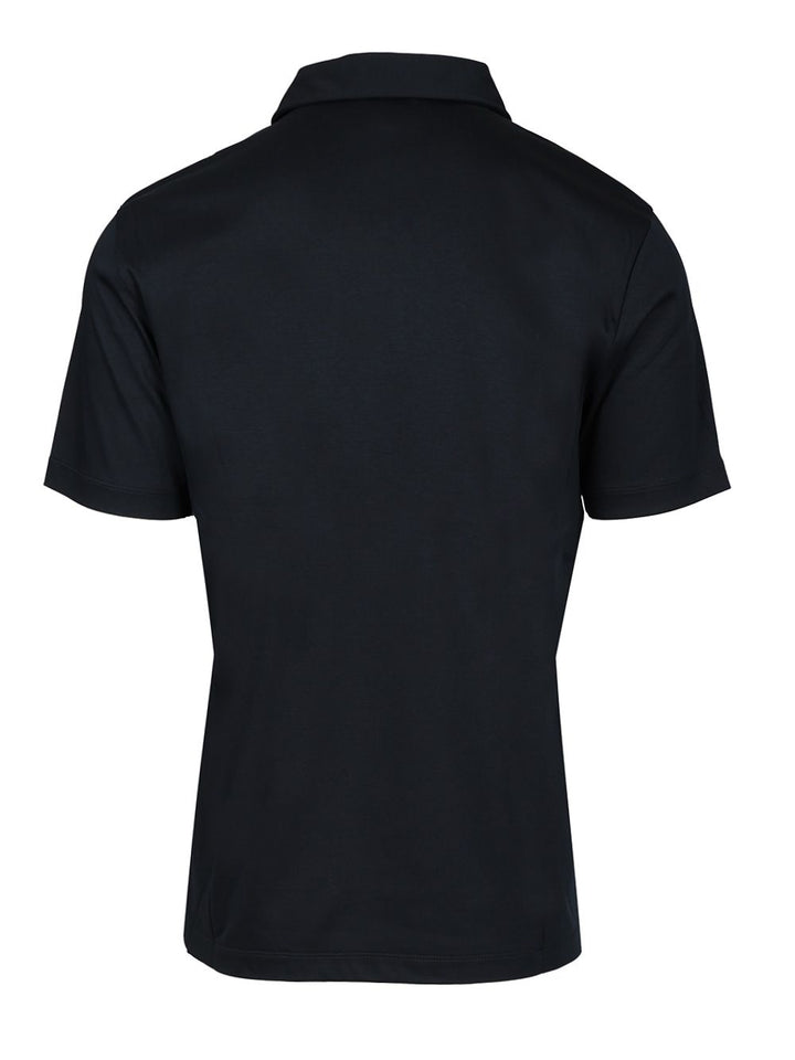 Giorgio Armani Cotton Interlock Polo shirt - Blue | 130cc9517efc6b54b2d7446c2af8abab54c767bd