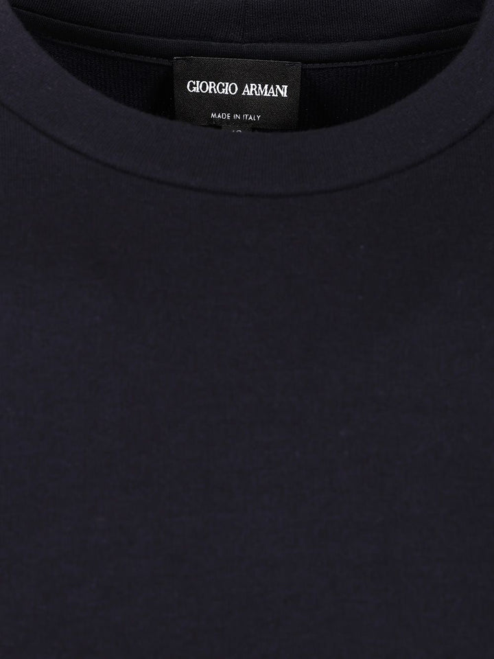 Giorgio Armani Cotton Cashmere Sweatshirt Sweatshirts - Blue | 863ec167b1630c5488830c25eba1d4904f72b783
