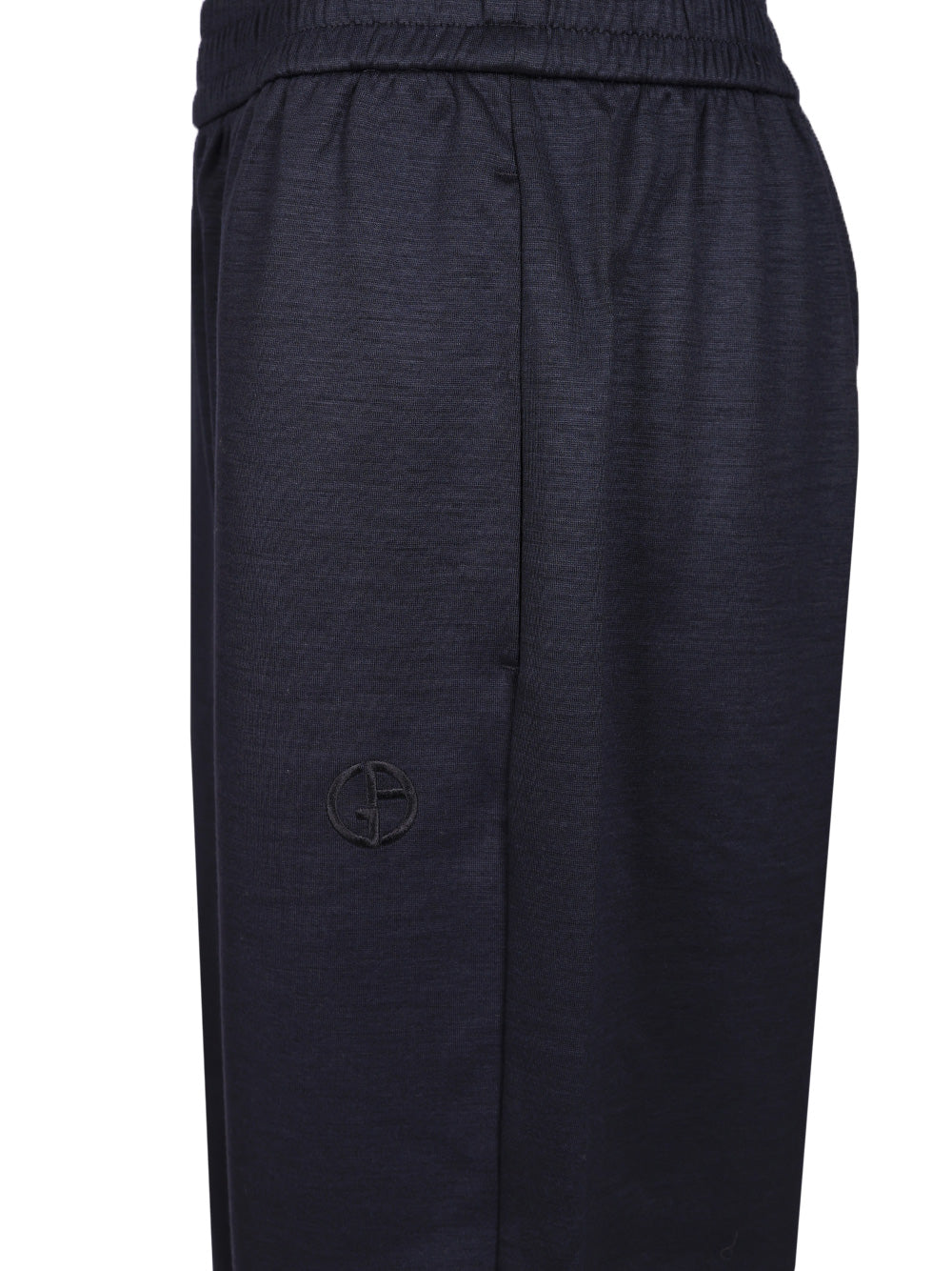 Giorgio Armani Cotton And Cashmere Joggers Trousers - Blue | 71ccc49870729265466a55133d346882b845ef86