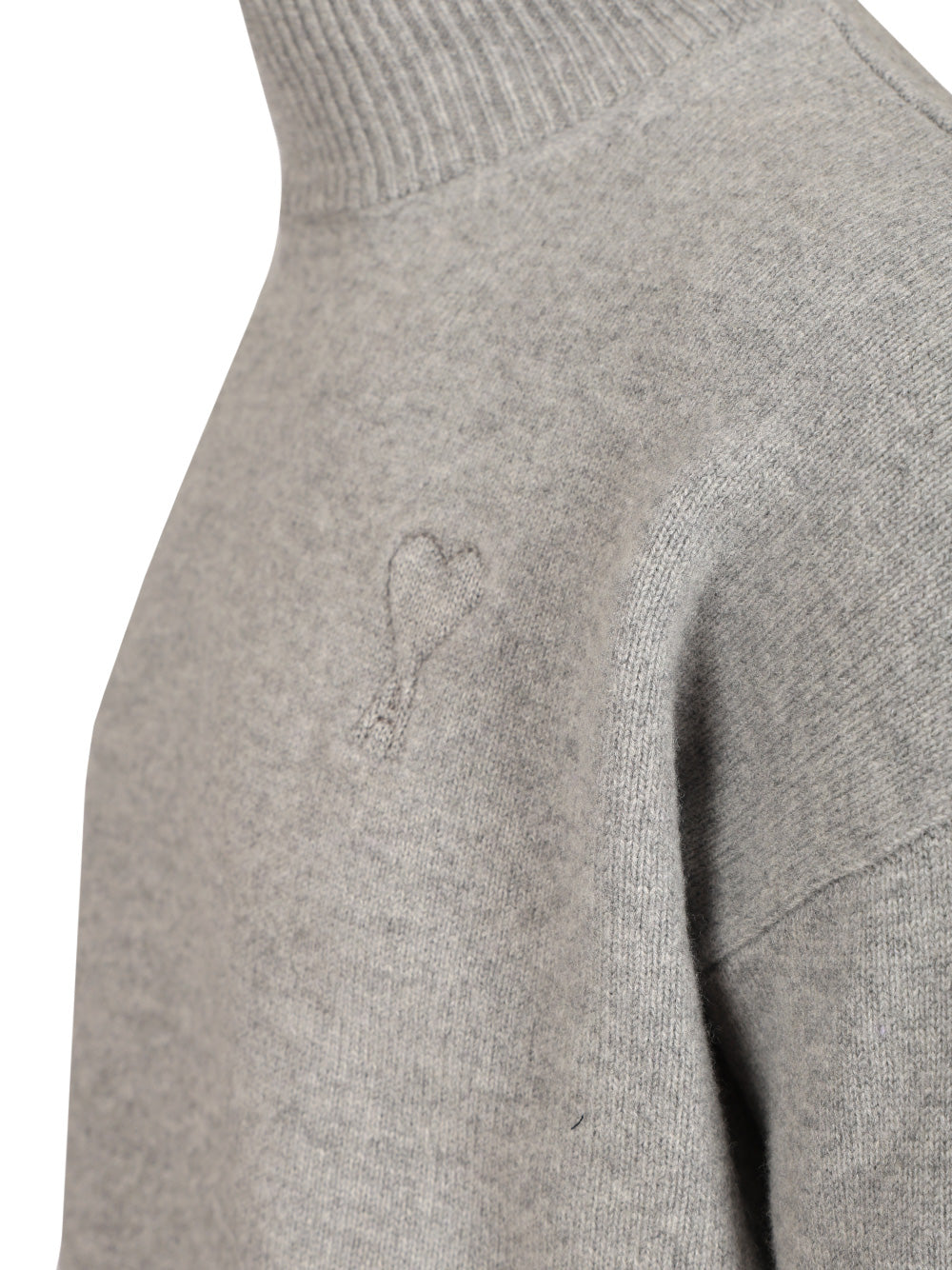 Ami Turtleneck Sweater Knitwear - Grey | 84d9fc4a04087c0f0aefd218d9c38c57c6e9e4e4