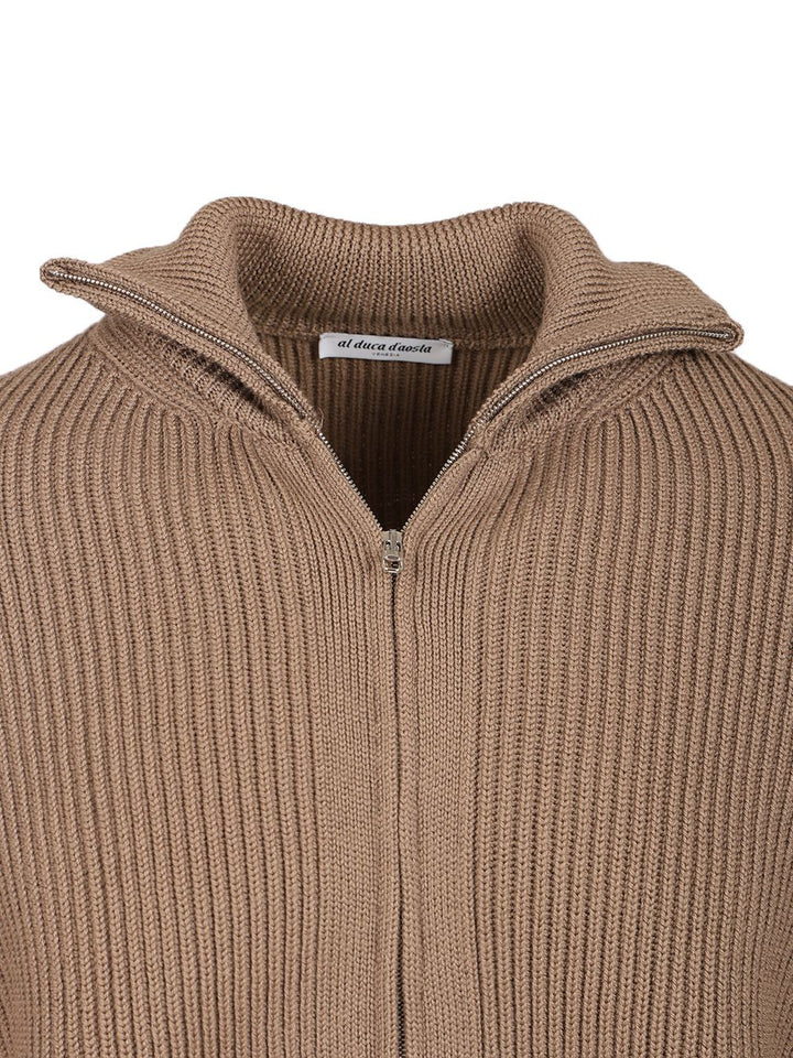 Al Duca D'Aosta Ribbed Cardigan Knitwear - Beige | 4164181220fd3511108a461364c0fdaeb0f0066c