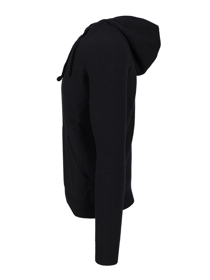 Al Duca D'Aosta Mohair Hooded Sweater Knitwear - Blue | 5c38dce4c446c4197ea0767d03e3568ad97467f1