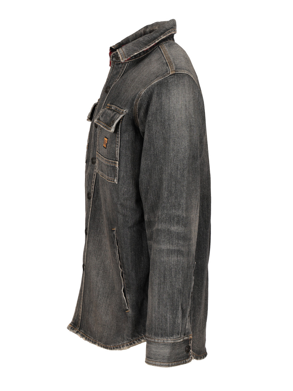 Balenciaga Denim Overshirt Shirts - Grey | 879552eee3715a64bd08d0756313b39bd5775701