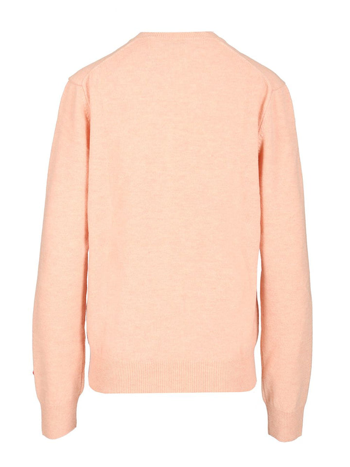 Comme Des Garcons Play Wool Cardigan Knitwear - Rose | 28ca8747217d67175464e2c11c4bcffc3feb1cef